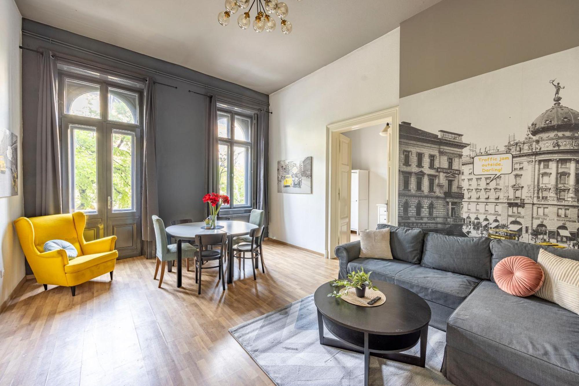 Cozy & Nostalgic Budapest Style Apartment In The Center Eksteriør bilde